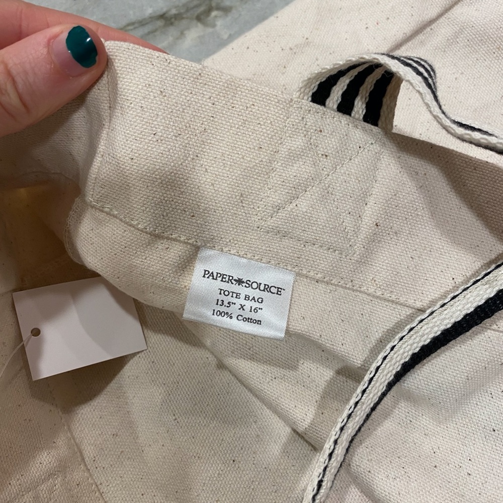 Paper Source Hello Deer Tote Bag - Picture 5 of 5